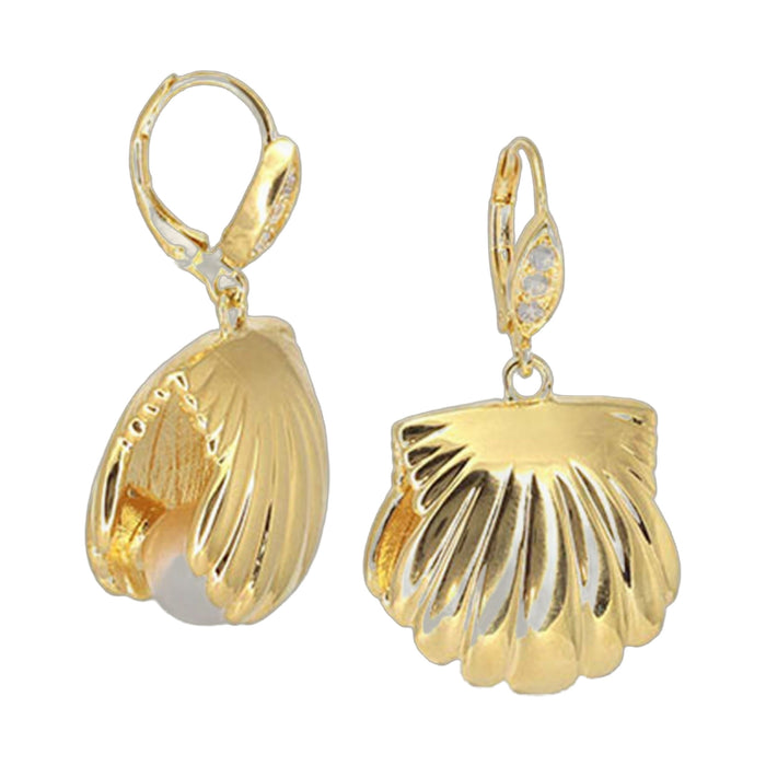 Eau Pearl + Oyster 18K Gold Plated Earrings