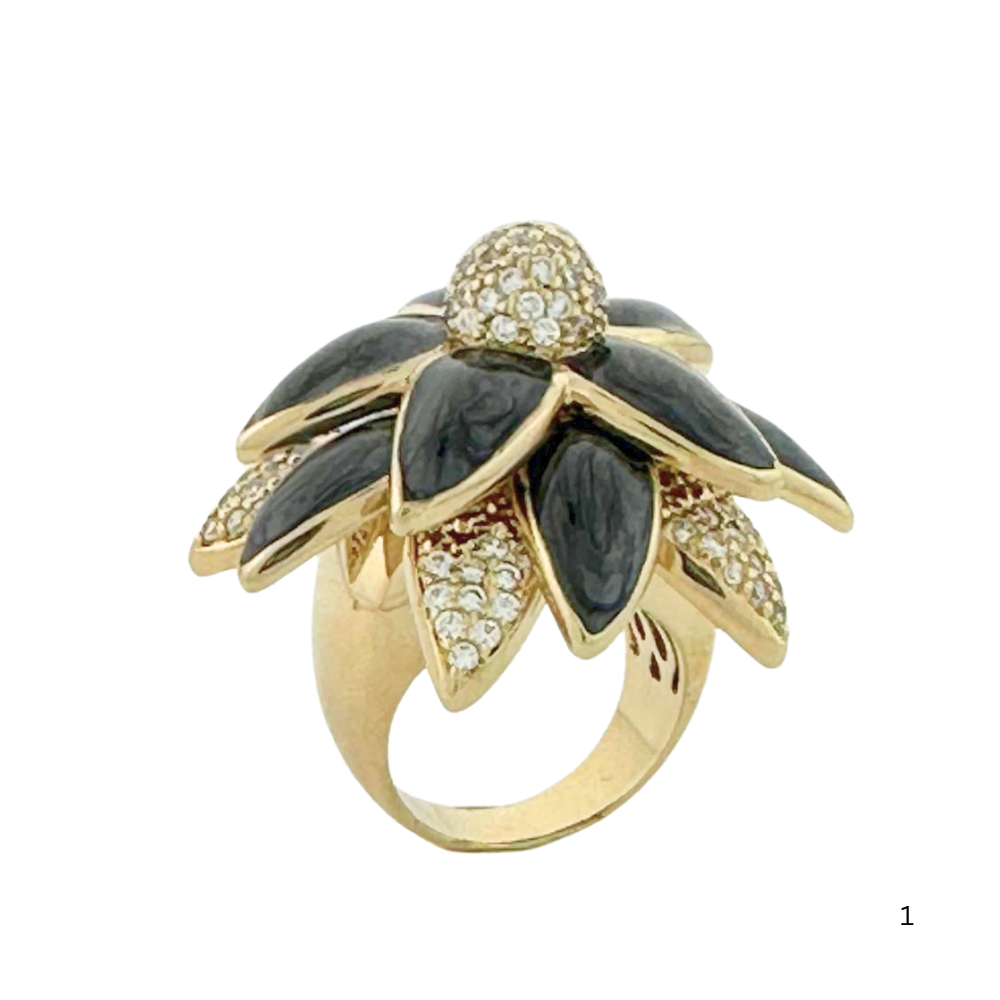 Poppy Love Cocktail Ring