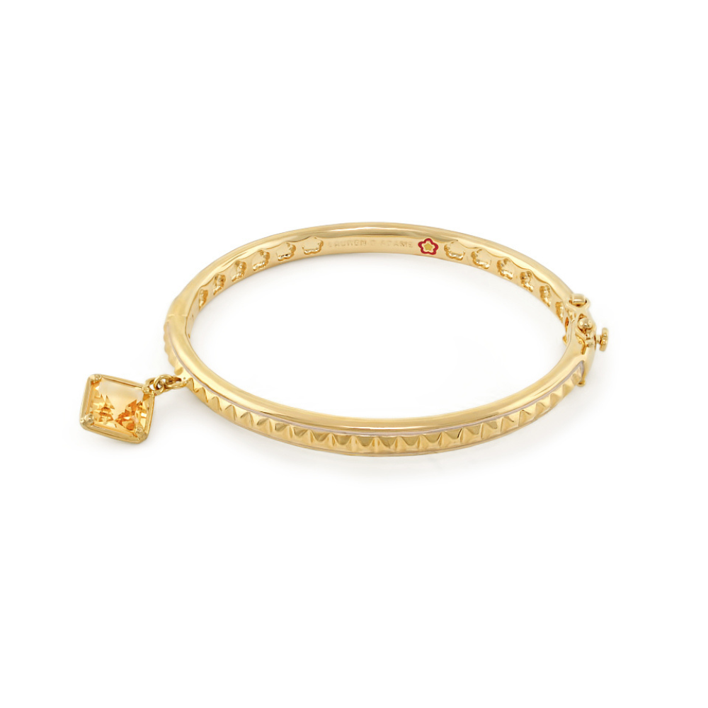 Cool Rider 18K Gold-Plated Bangle