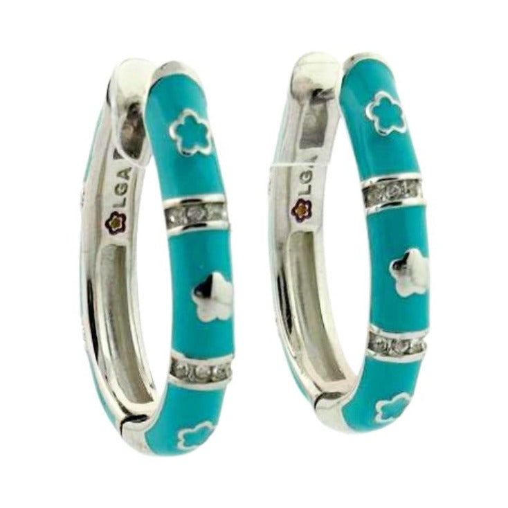 Daisy Love Earrings — Flower Trail Hoop