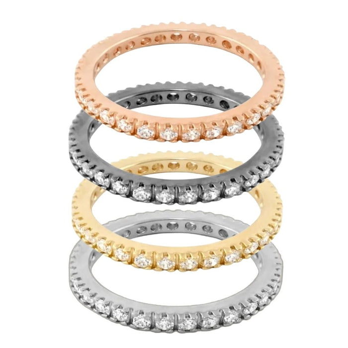 Glamour Pave Eternity Band