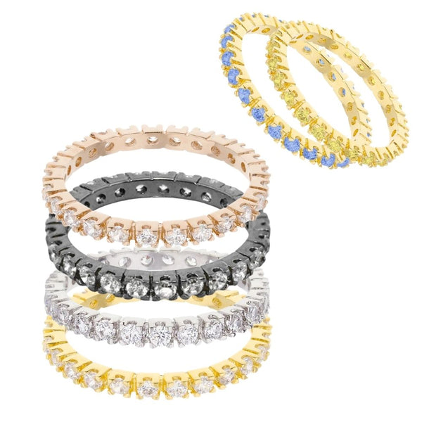 Glamour Pave Eternity Band
