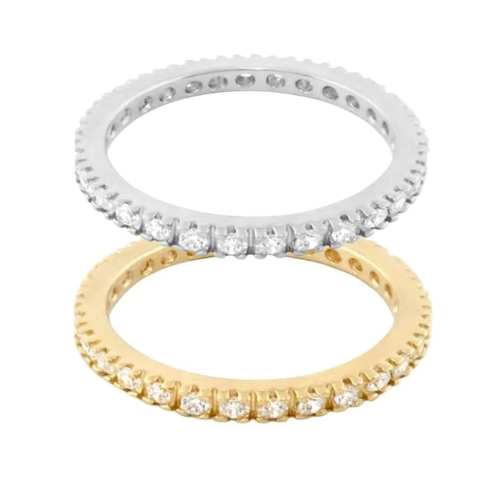 Glamour Pave Eternity Band