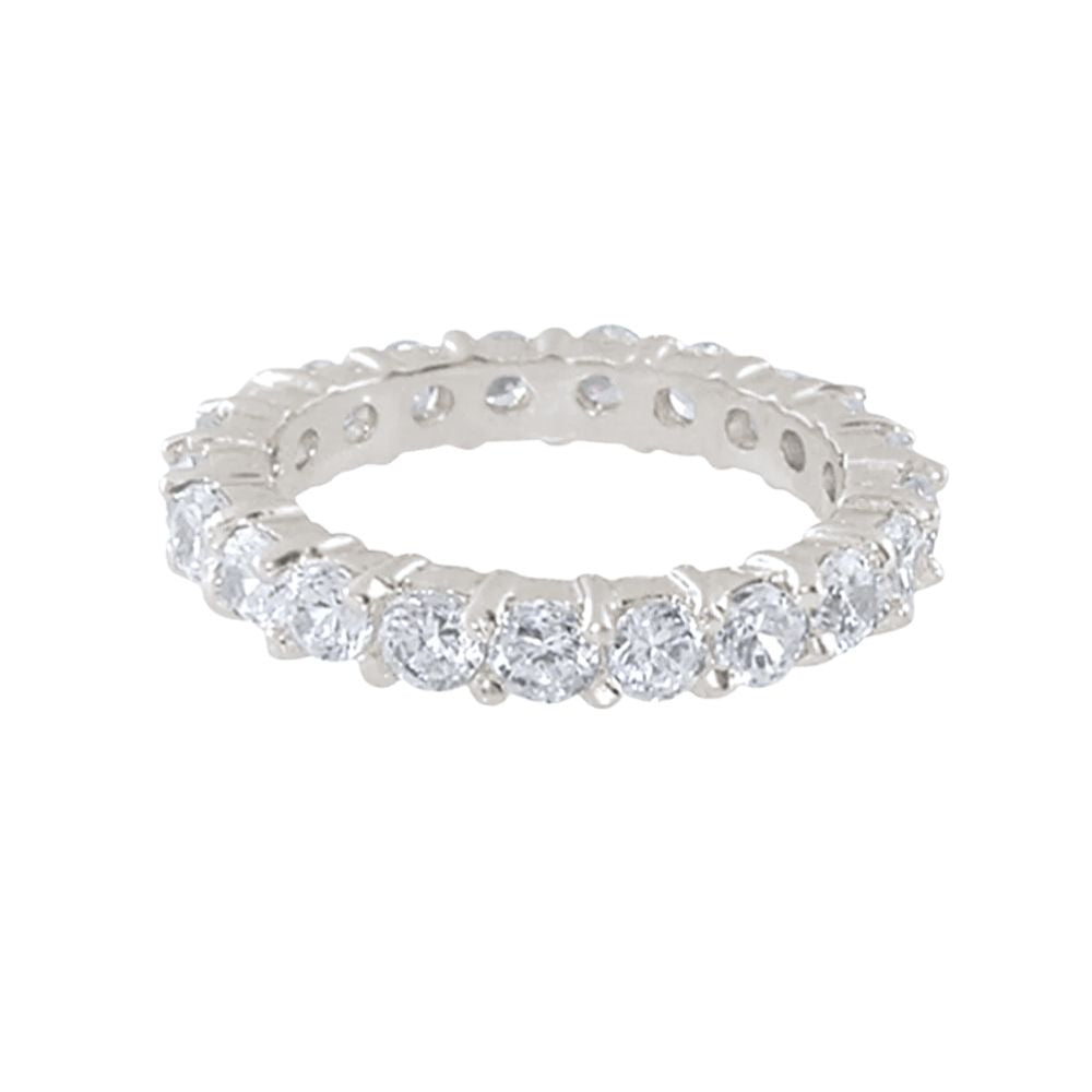 925 Eternity Band — Round Prong