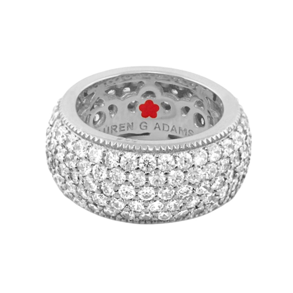 Glamour Pave Band Ring