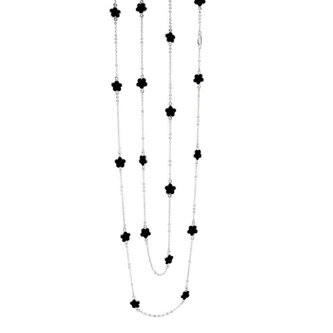 Daisy Love Necklace — 48-Inch Beaded Flower