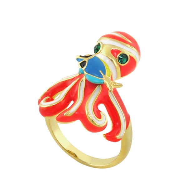 Eau Octopus Ring