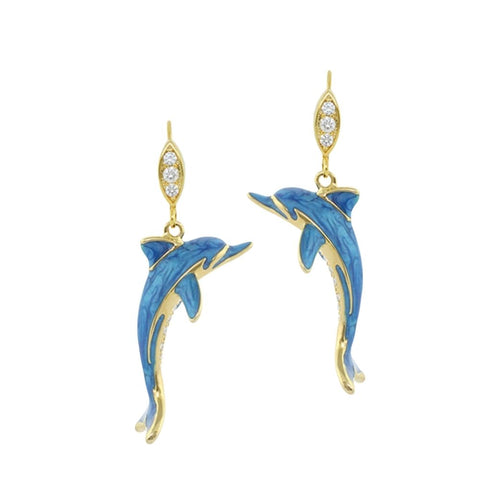 Eau Dolphin Earrings