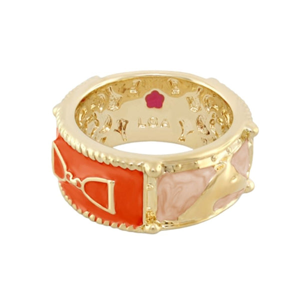 Equestrian Ring — Coral & Blush
