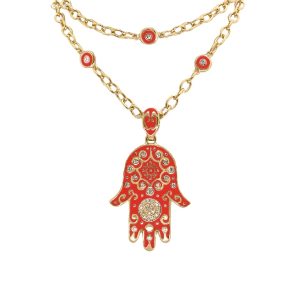 Lucky Hamsa Necklace