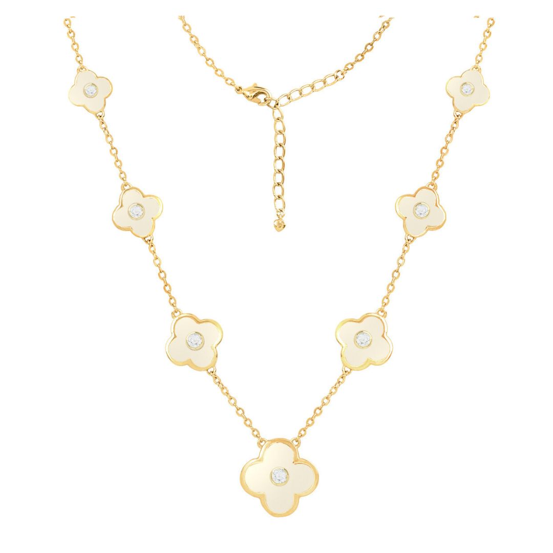 Fun Clover 16" Daisy Necklace