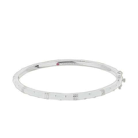 Polka Dot Stackable Bangle — Slim Crystal Dot