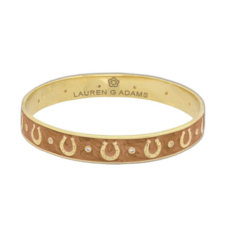 Equestrian Horseshoe Bangle