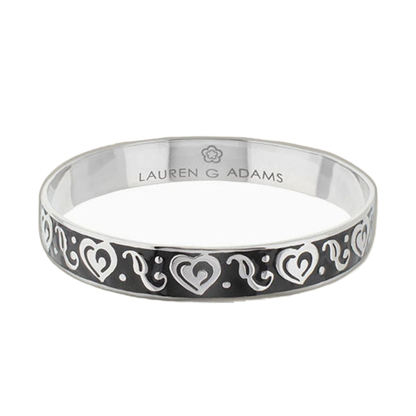 Hidden Hearts Slip-On Bangle