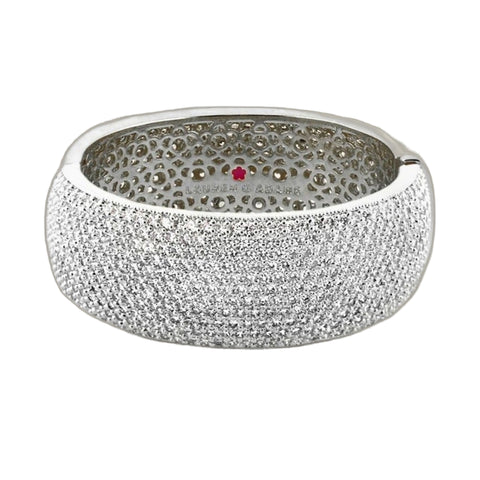 Thick Glamour Pave Bangle