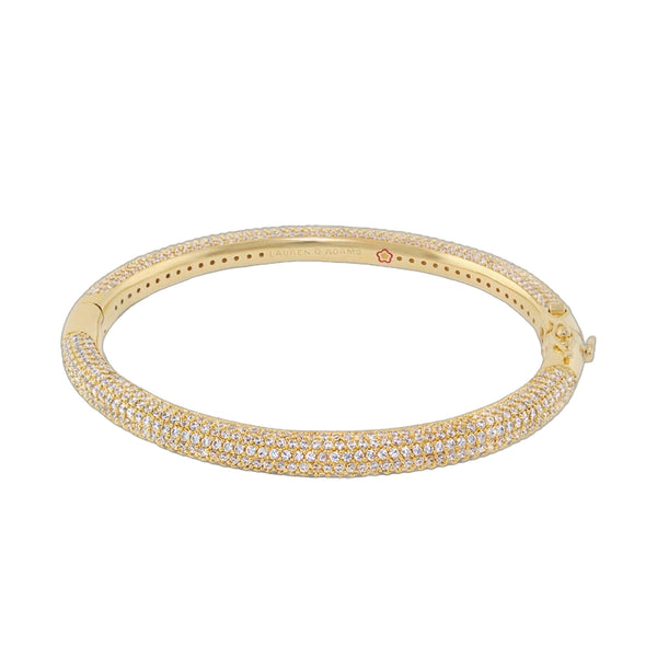 Shimmer and Glimmer Stackable Pave Bangle
