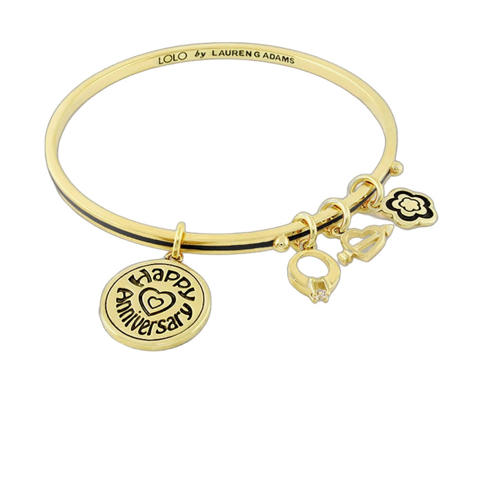 Lolo Happy Anniversary Non Adjustable Bangle.