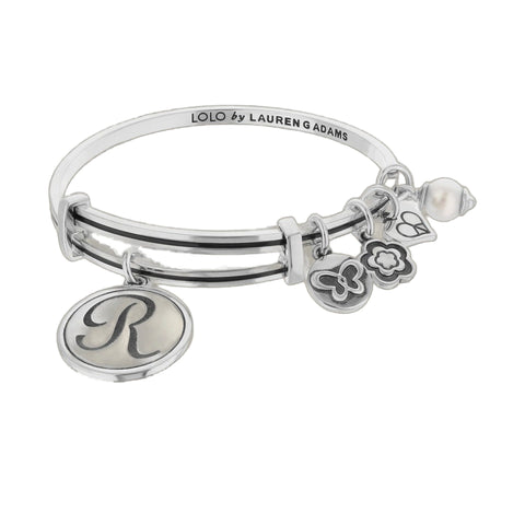 Initial R Bangle