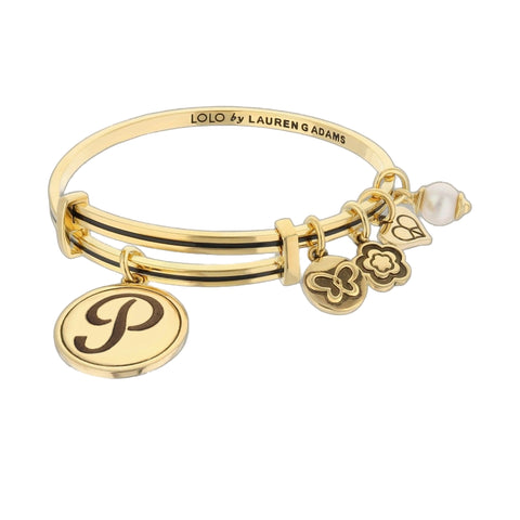 Initial P Bangle