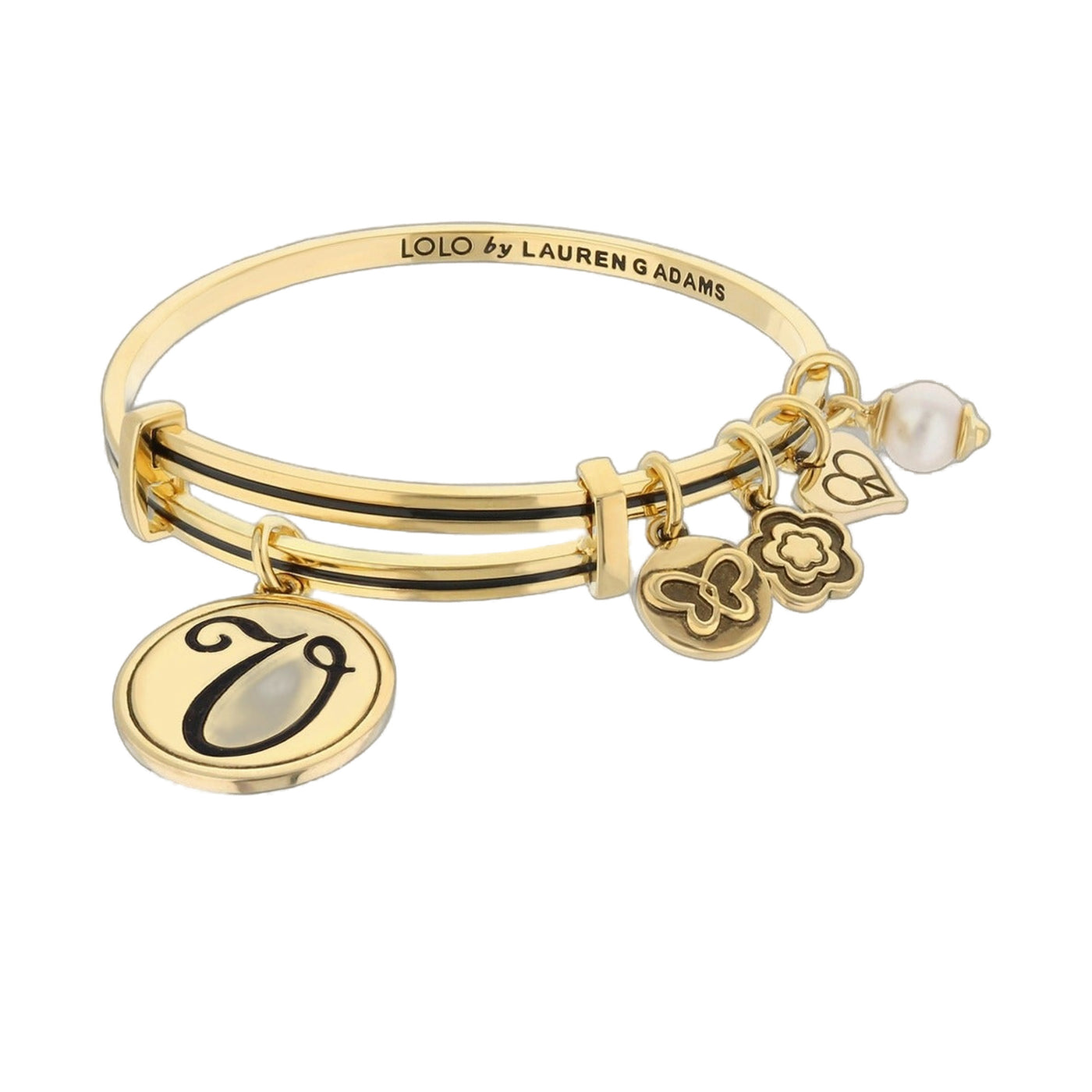 Initial V Bangle