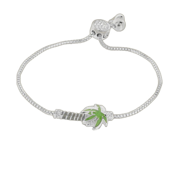 Eau Palm Tree Bolo Bracelet