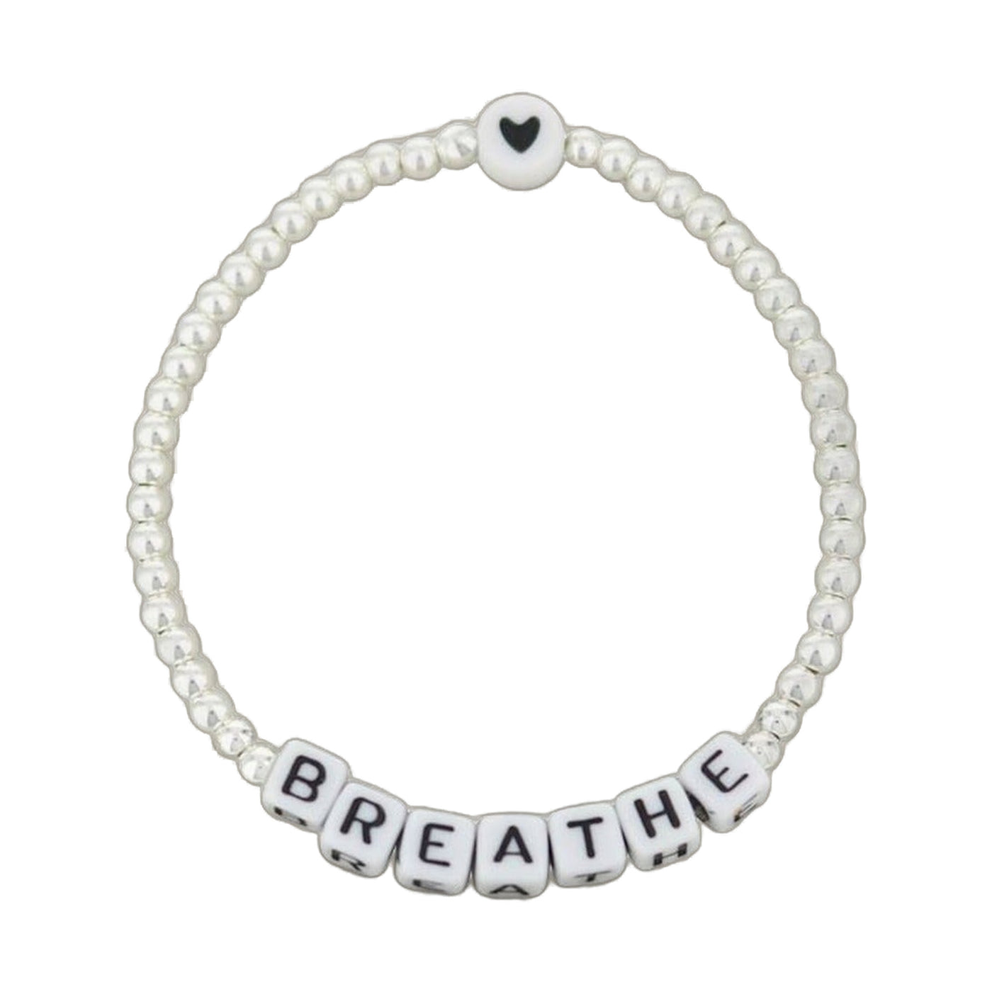 Lorelai Breathe Silver 3mm Beads Bracelet