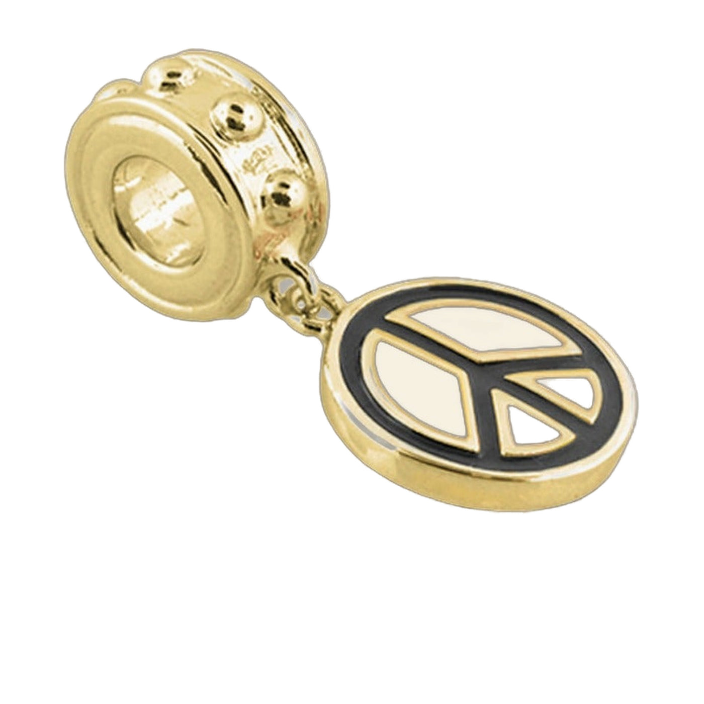 Gabriella Beads Peace Sign Charm