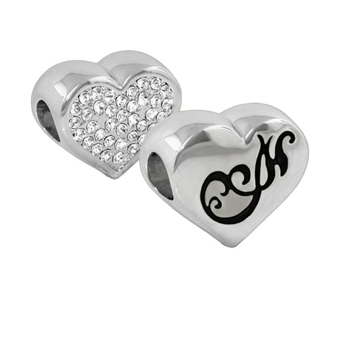 Gabriella Beads Pave Heart