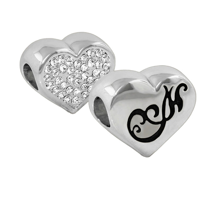 Gabriella Beads Pave Heart