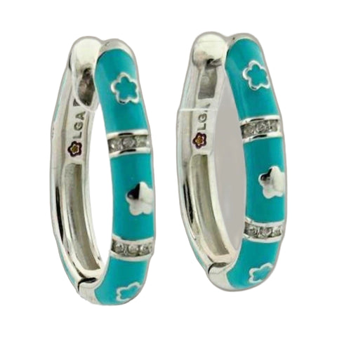 Daisy Love Earrings — Flower Trail Hoop