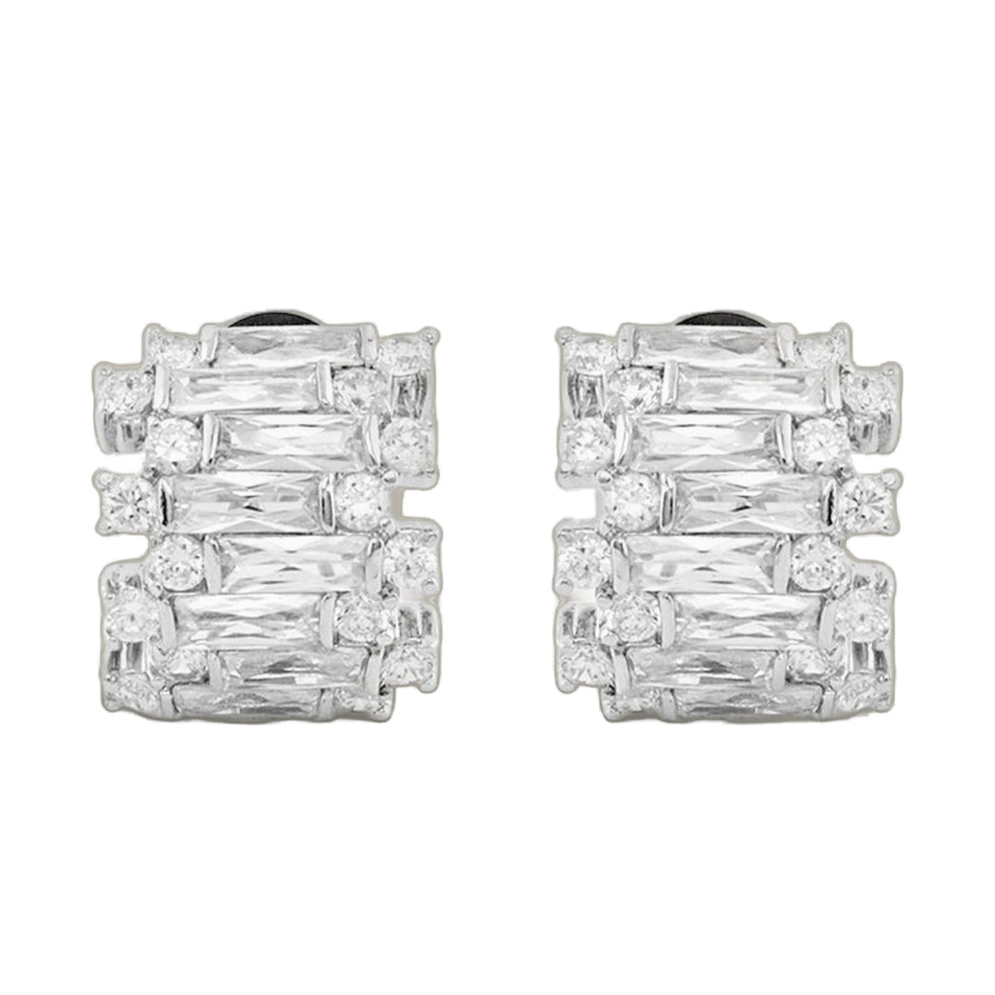 Cz Baguette Earrings