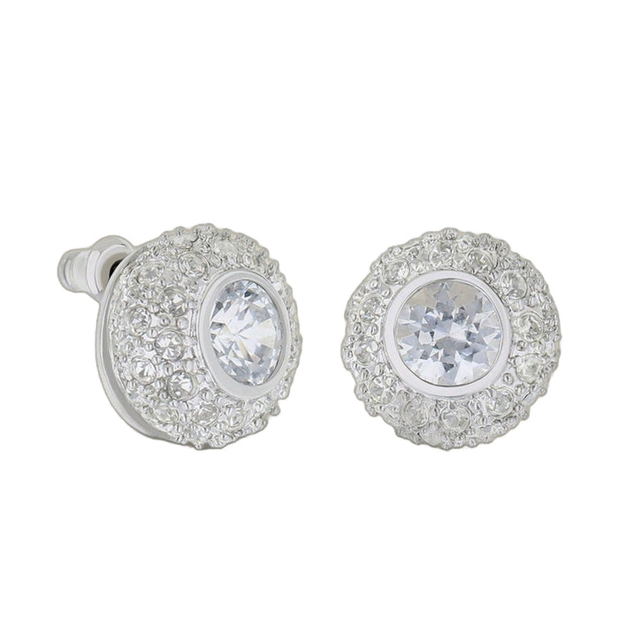 Pave Donut Earrings