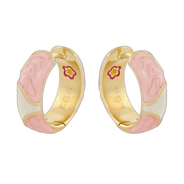 Earth Wind and Pave Earrings