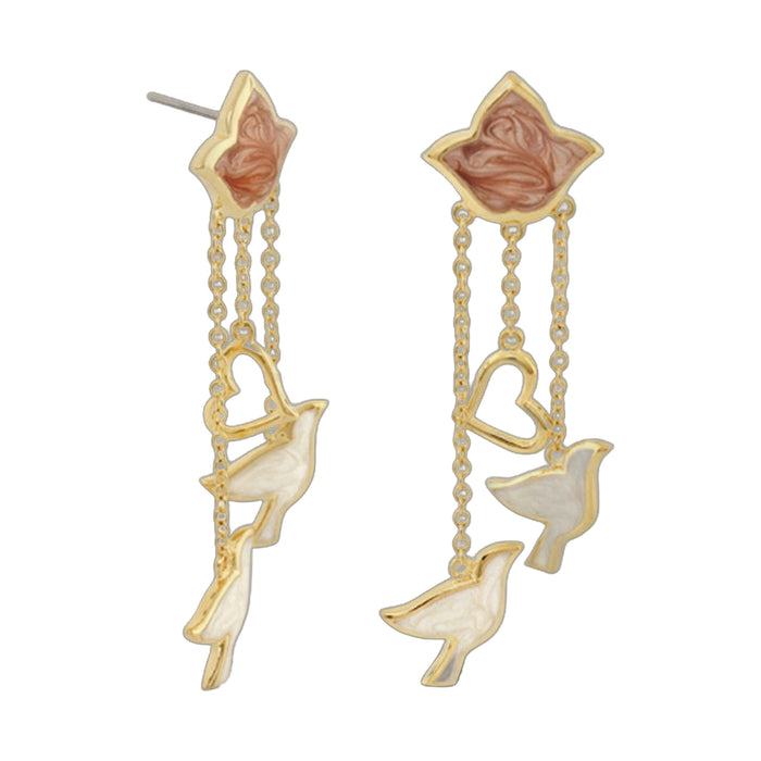 Peace and Dove Earrings