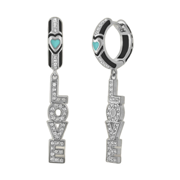Charming 2 Earrings — Love Letter Drop