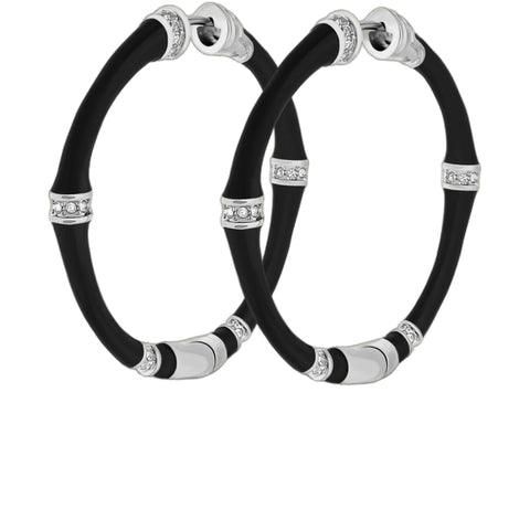 Bamboo Earrings — Hoop