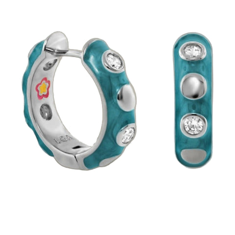 Stackable Fiesta Dot Huggie Earrings