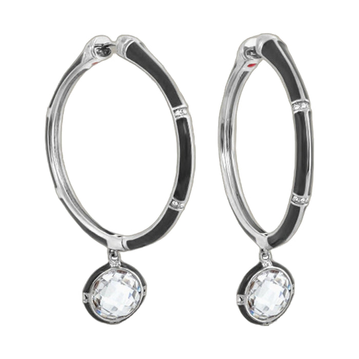 Prince Charming Cubic Zirconia Hoop Earrings