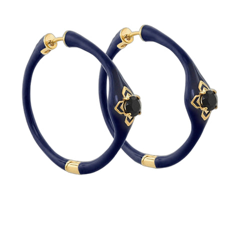 Starry Nights Hoop Earrings