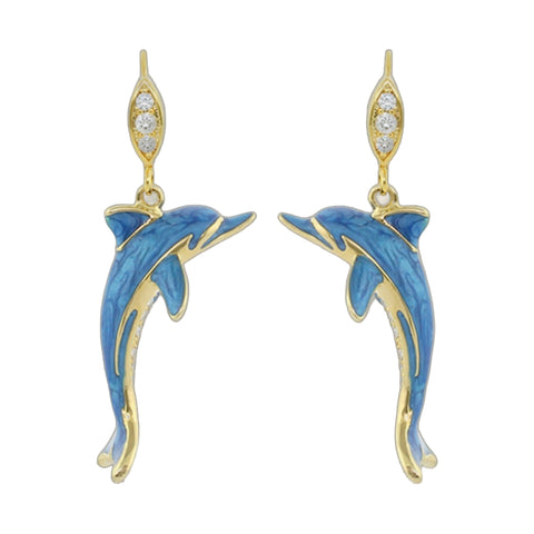 Eau Dolphin Earrings