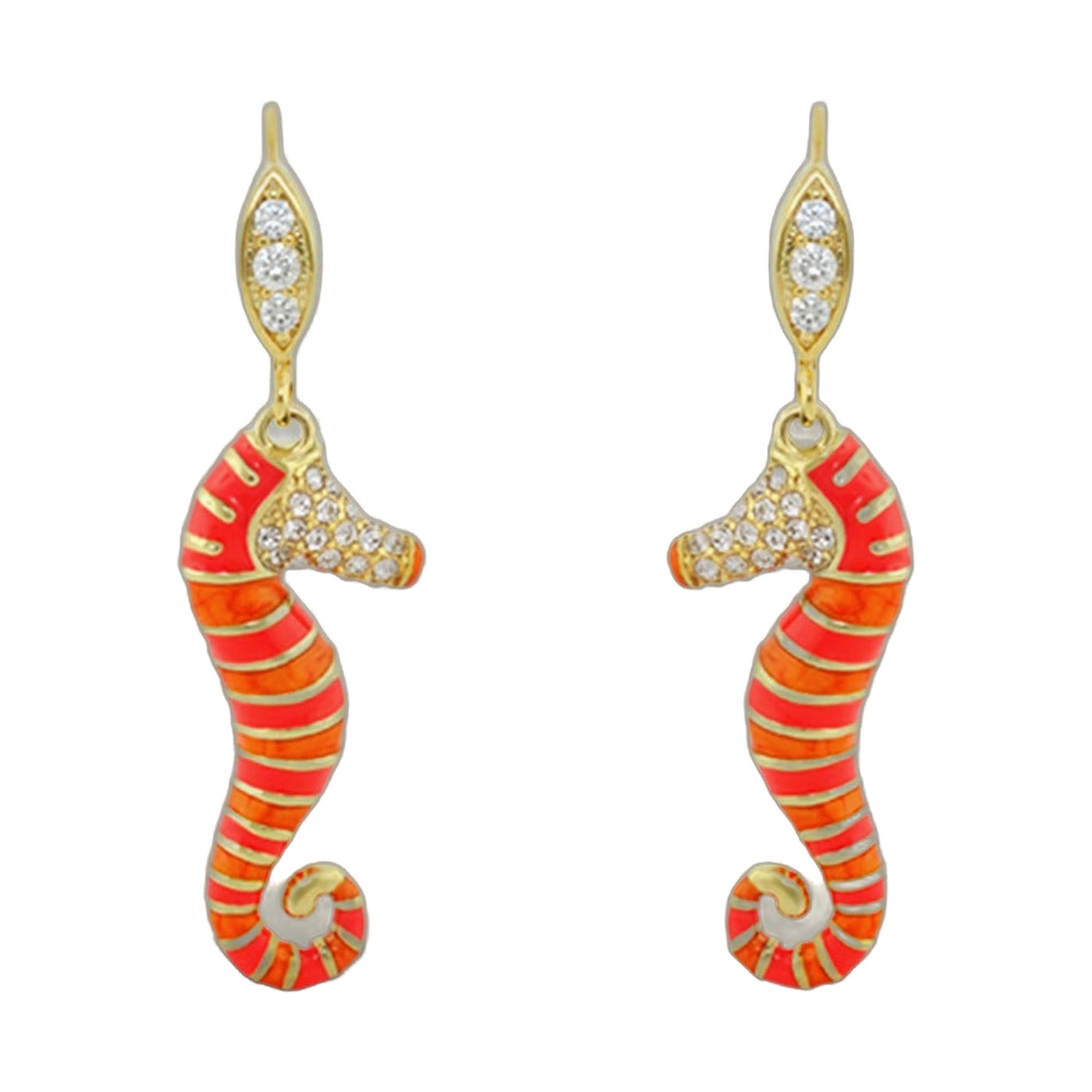 Eau Seahorse Earrings