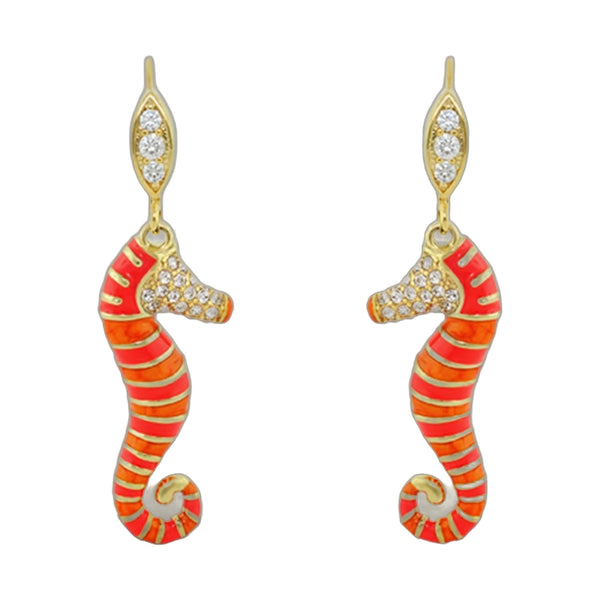 Eau Seahorse Earrings