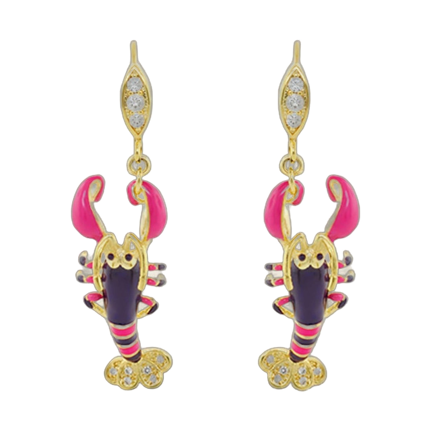 Eau Lobster Earrings