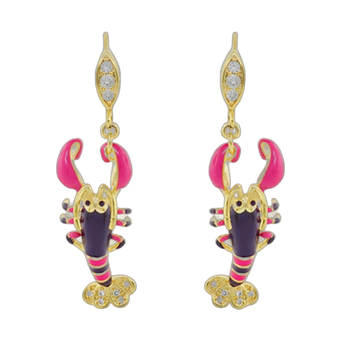 Eau Lobster Earrings