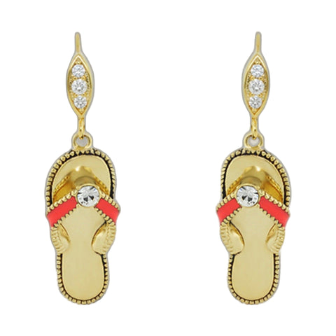 Eau Enamel Flip Flop Earrings