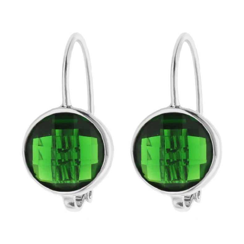 May Birthstone Color Earrings
