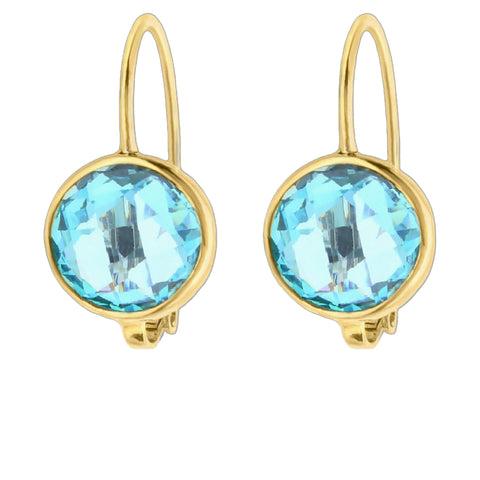 March Birthstone Color Earrings