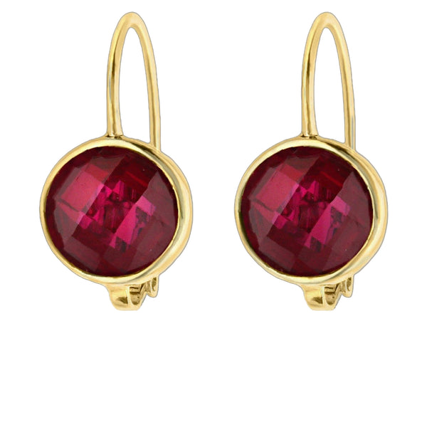 July Birthstone Color Earrings
