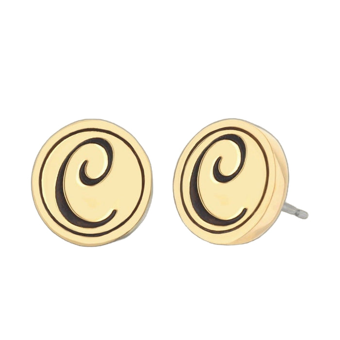 Initial C Earring