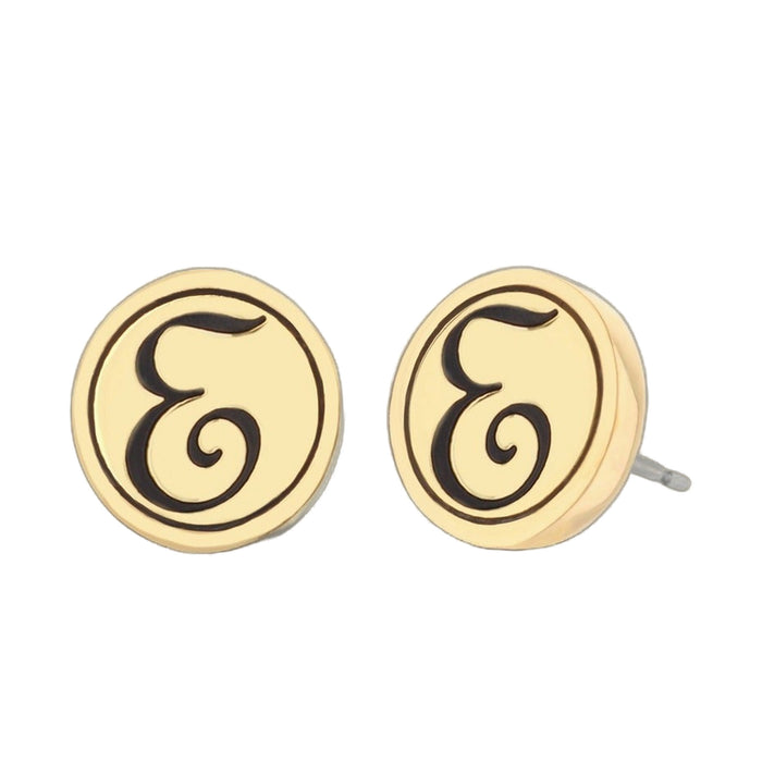 Initial E Earring